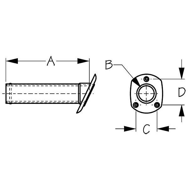 Shop for Seadog Flush Mount Stainless Steel Rod Holder