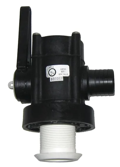 Forespar Marelon Seacock - Mushroom Thru-Hull x Ball Valve x 90 Deg ...