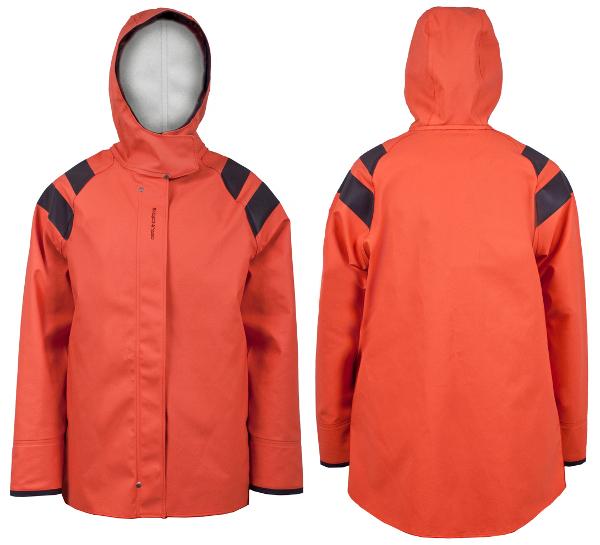Grundens Sedna Hooded Jacket 462, Size: Large, Orange