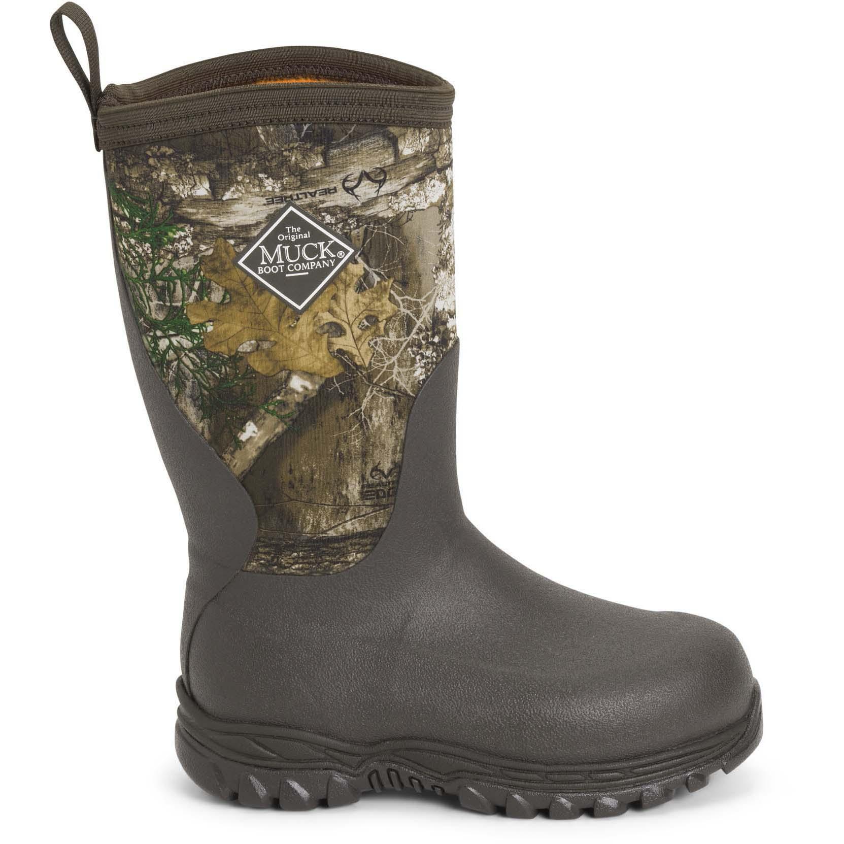 Shop for Muck Rugged II Rain Boot, Child / Youth Brown / Realtree EDGE