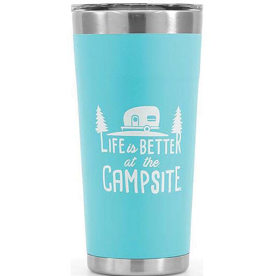 Shop for Camco 53057 Life Is Better At The Campsite Tumbler, 20 oz ...