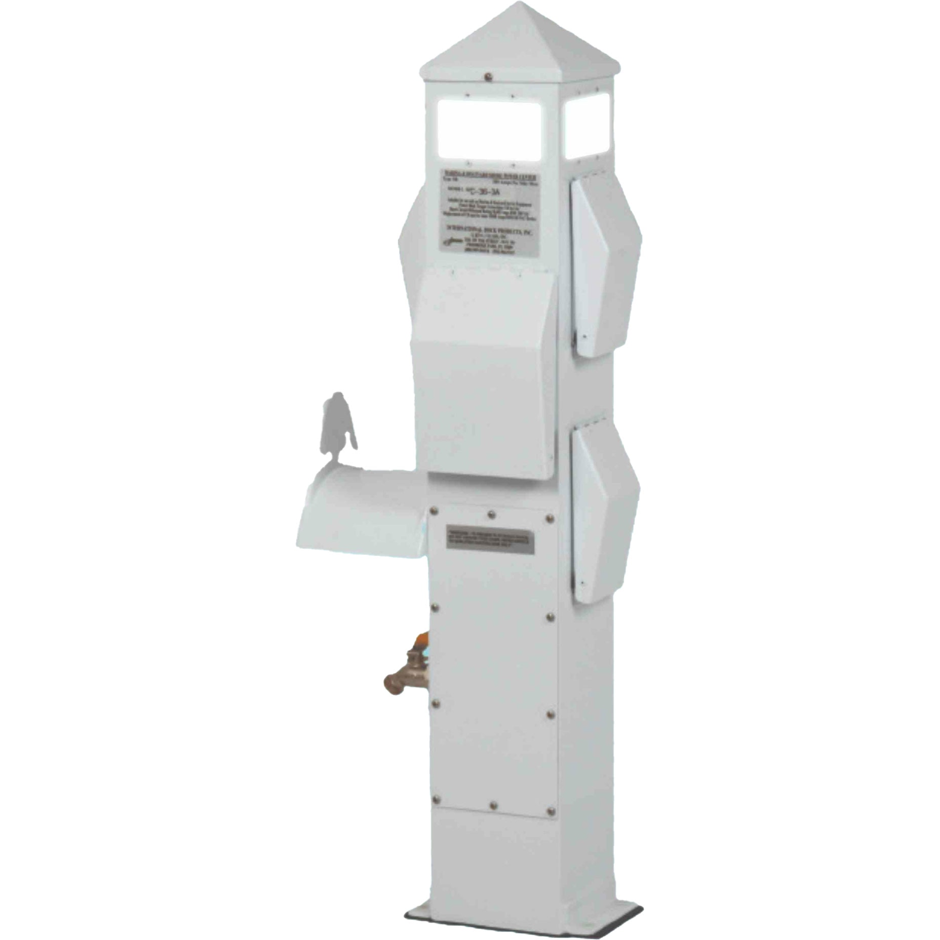 36 in power pedestal