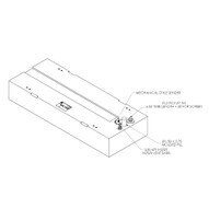 Moeller Marine 032525, Below Deck Permanent Fuel Tank, 25 Gallon - 47.00 in. L x 18.03 in. W x 10.25 in. H, One